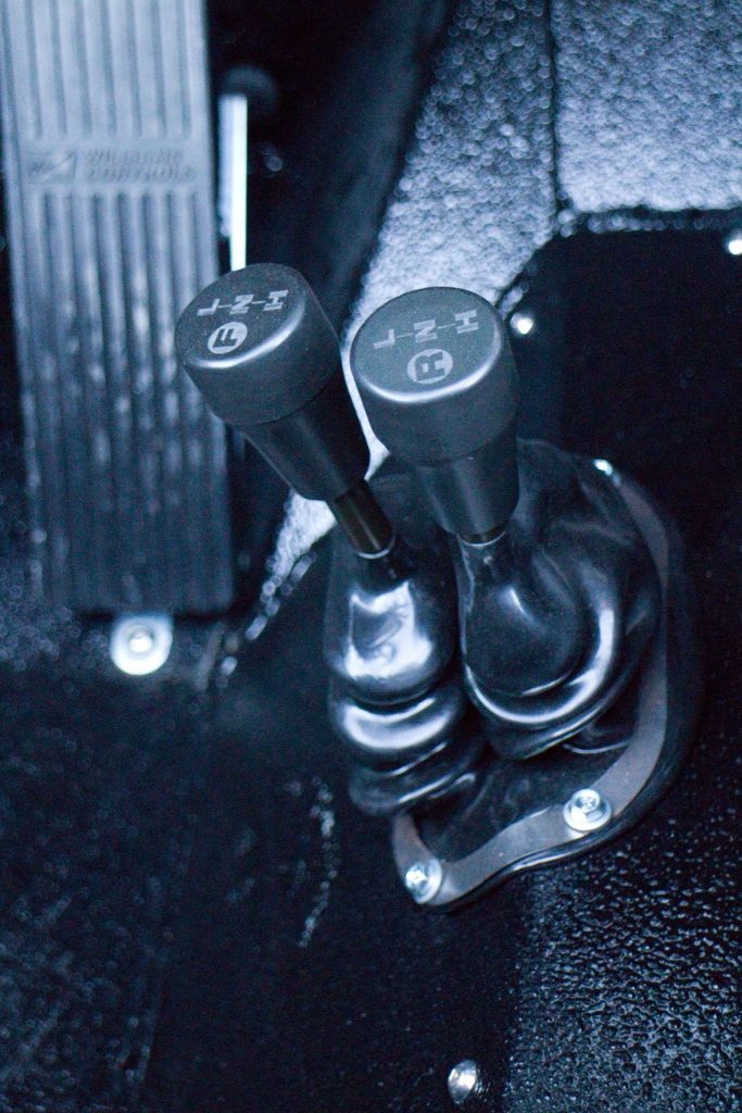 The twin stick shifters for the Atlas II