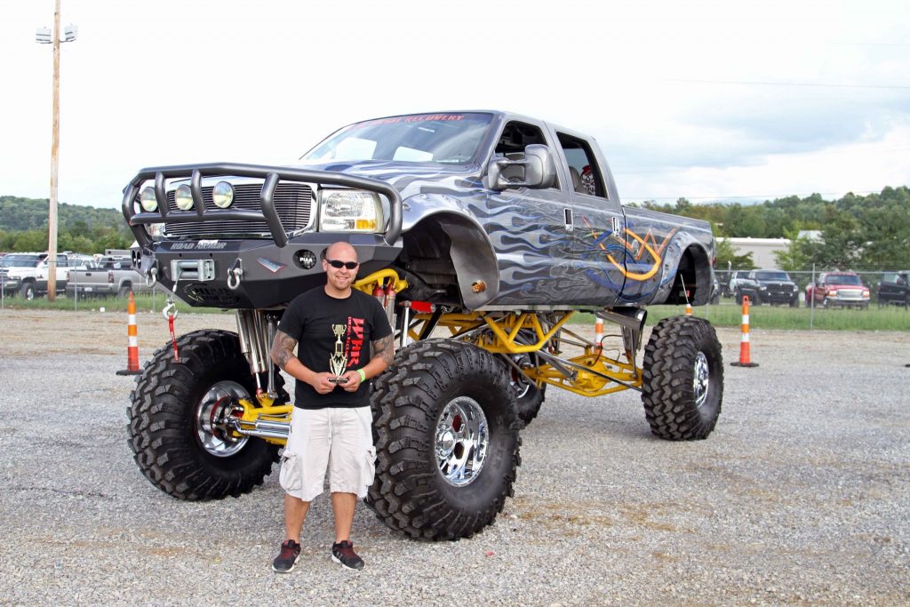 Will Riner and his monster-sized 2002 Ford