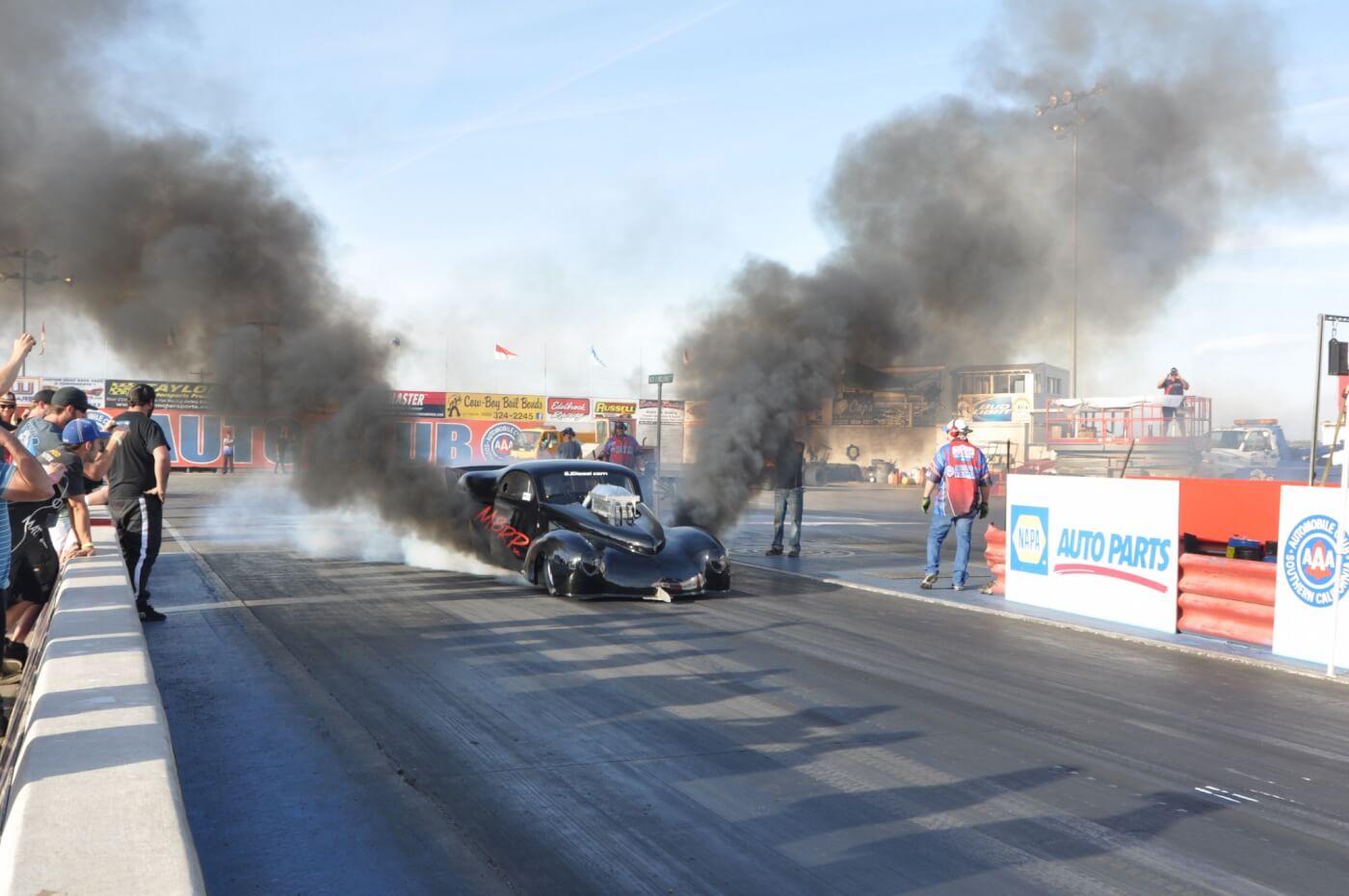 Ryan Milliken piloted the Duramax-powered, Pro Stock “Batmobile” to a win in Pro Stock.