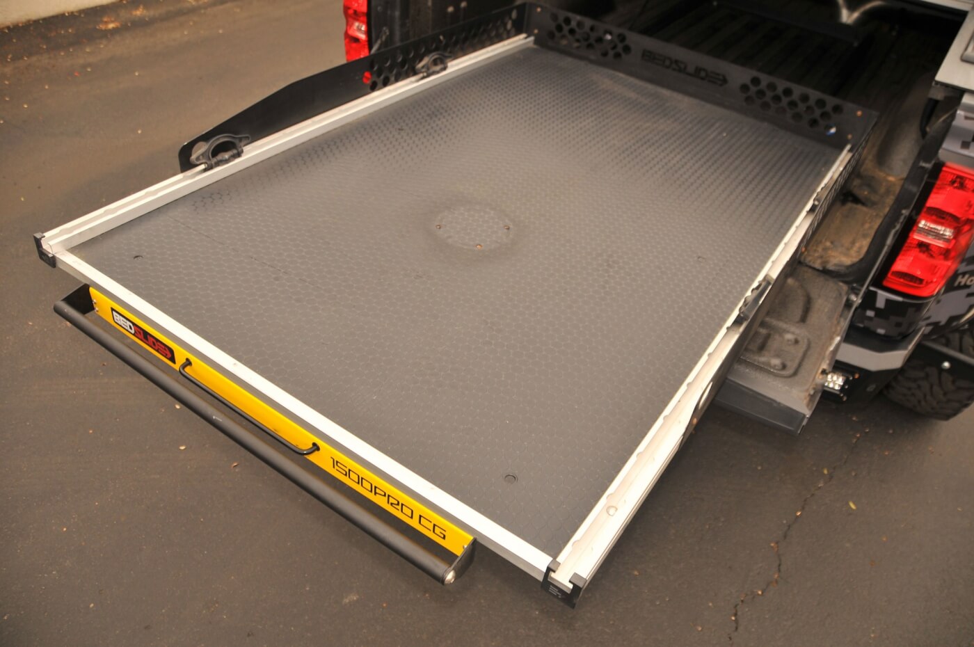 The BedSlide 1500 Pro CG allows Fromm to load and unload the bed with minimal effort.