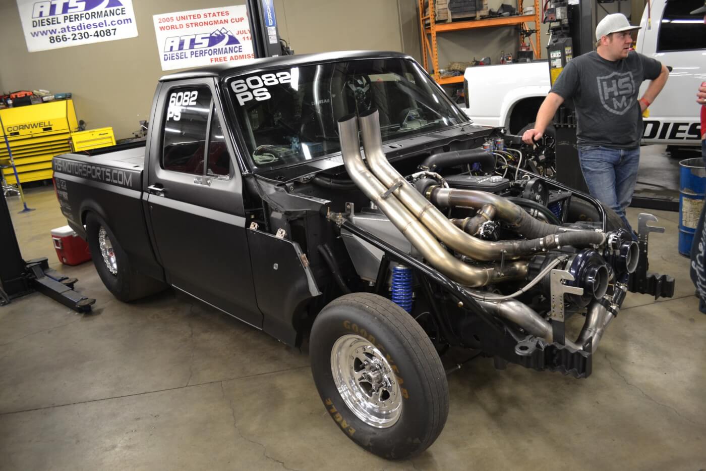 6. H&S Performance is currently testing a 4R Package in their ultra-trick Lightning drag truck, which has run high 8-second passes in the quarter mile and made well over 1,200 rwhp on a chassis dyno.