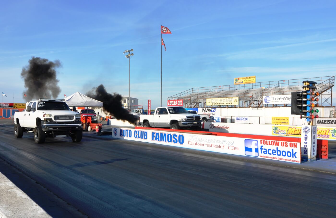 We saw proof of Casey's power at Famoso, CA, where his goal was to break into the 11's. After running a maddening 12.00-second pass, he later went back to the strip and clicked off a best of 11.72 at 118mph.