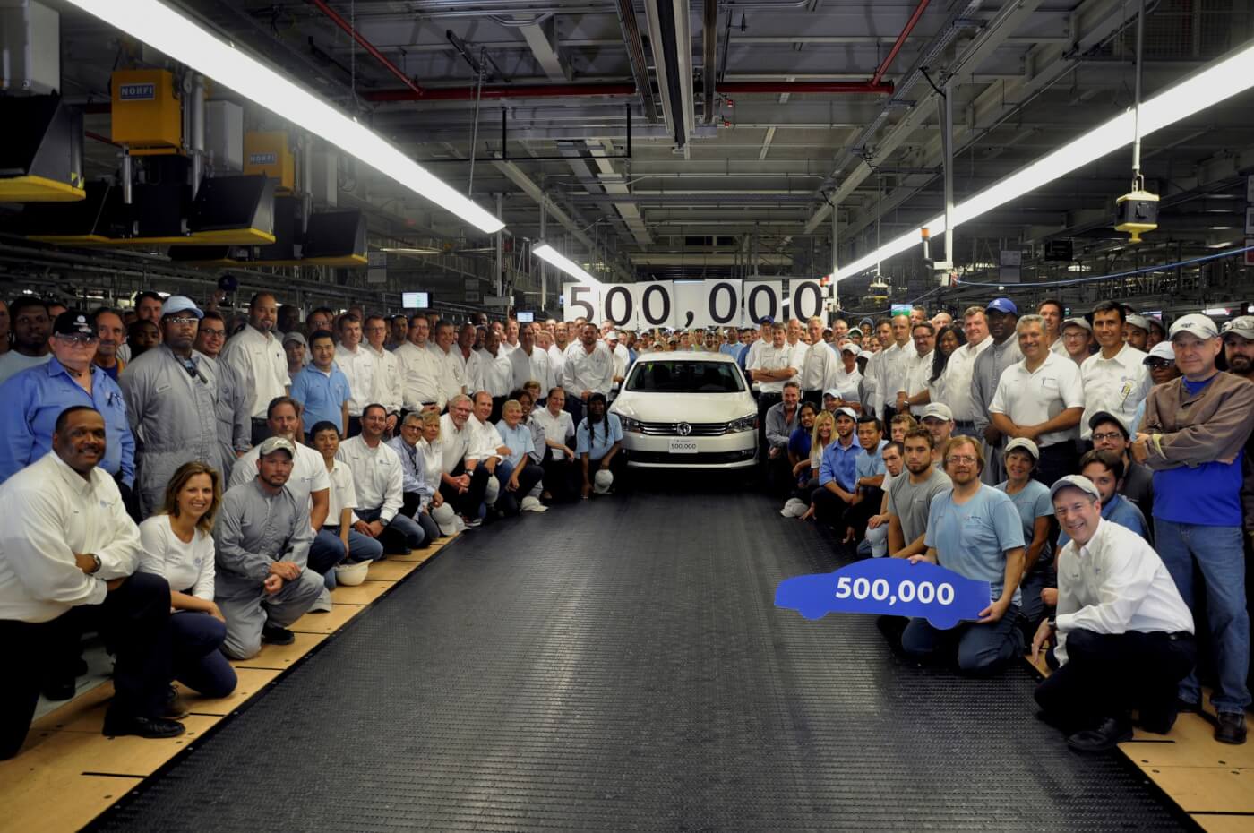 Volkswagen Chattanooga Builds 500,000th Passat