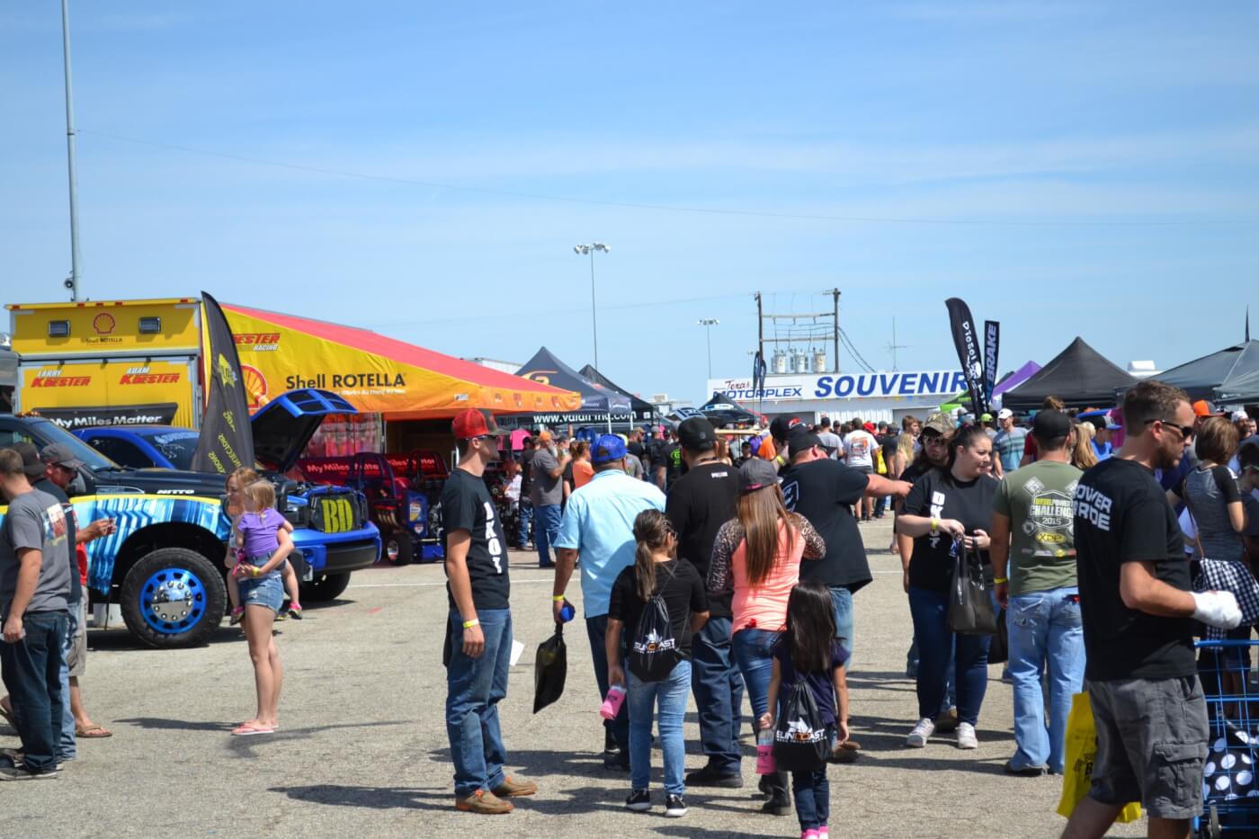 A big part of the World Finals is the Vendor area, which hosts a number of companies who are big on diesel performance. There was BD Power, Shell, Fleece Performance, Suncoast Diesel Transmissions, Pacbrake, Valair, and a host of other companies in attendance with the latest and greatest products designed for diesel pickups.