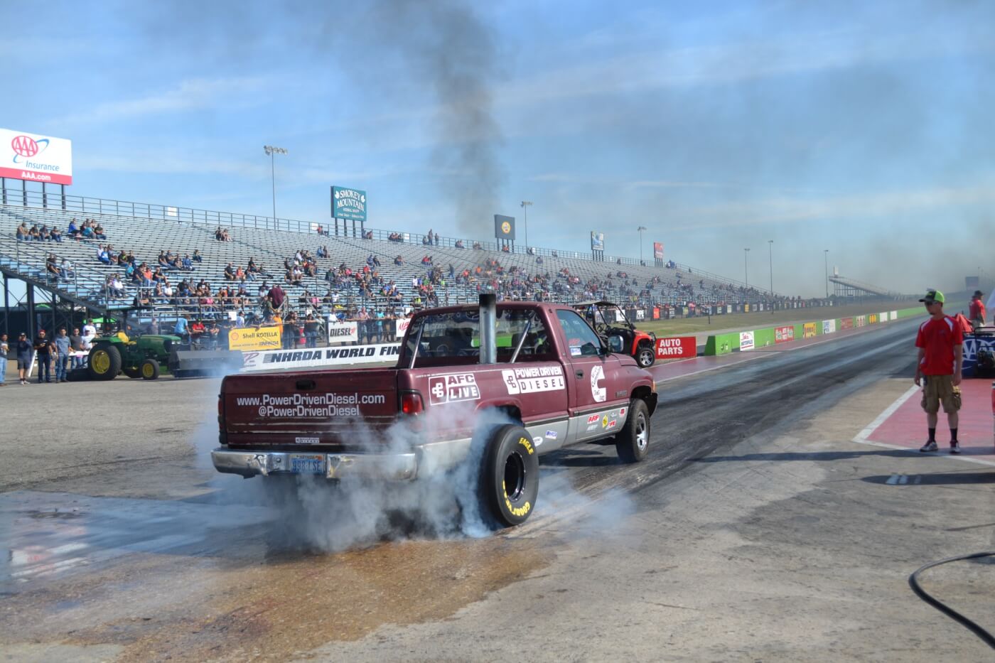 Two wheel drive diesels on slicks could be seen everywhere this year at the World Finals. Trucks like Power Driven Diesel's 10-second "Junker Drag Truck" wowed the crowd with big burnouts and quick elapsed times.
