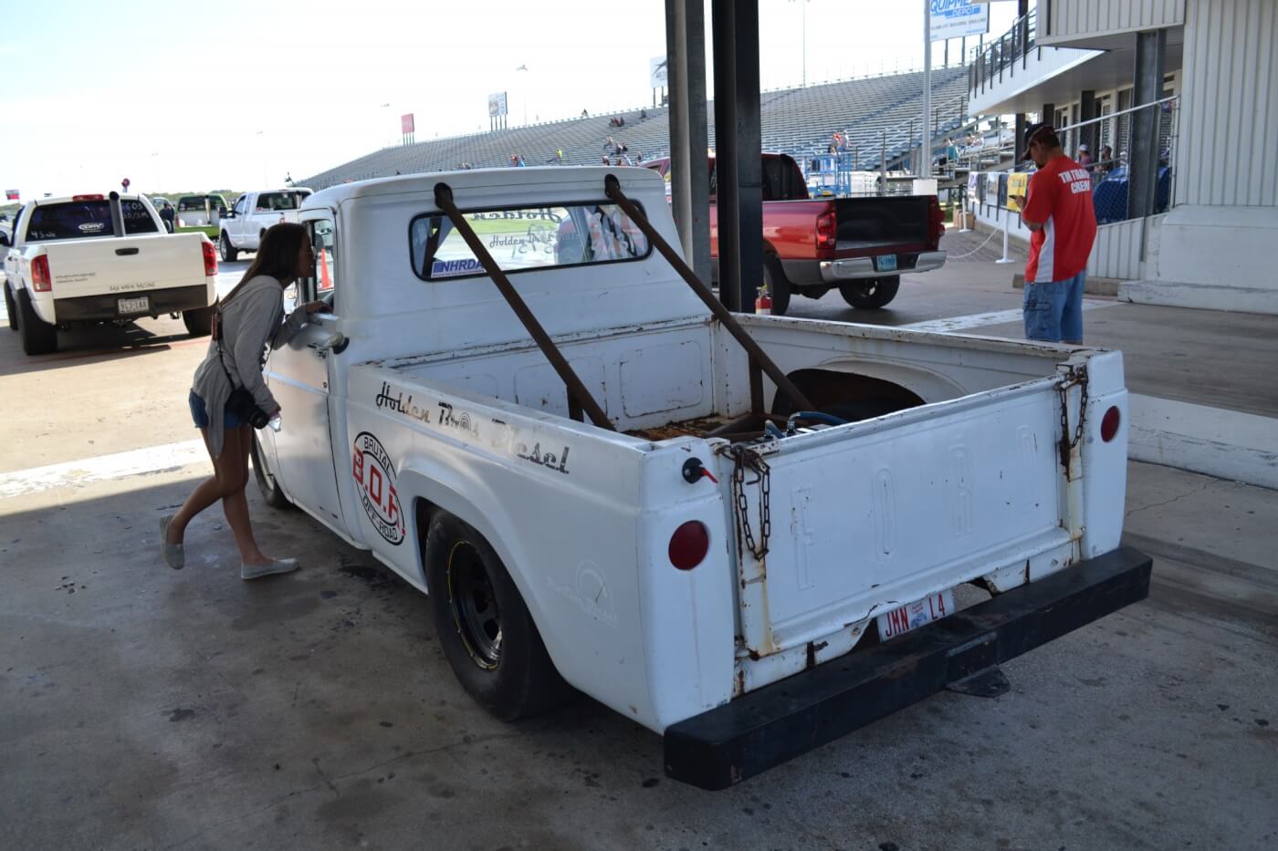 In the Sportsman bracket class, virtually anything and everything could be seen headed down the strip, like this cool old Cummins-powered Ford.
