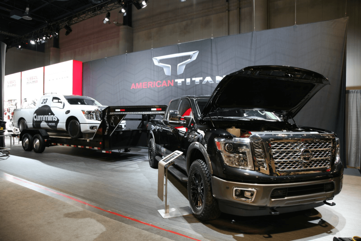 With the release of the new Cummins powered Nissan Titan, Nissan has decided to go after a new land-speed record with this truck dubbed “Triple Nickle.” The 5.0L Cummins will be looking to best the current record in its class of 191 mph with the engines rated 555lb-ft. torque rating (hence the name, “Triple Nickle”).