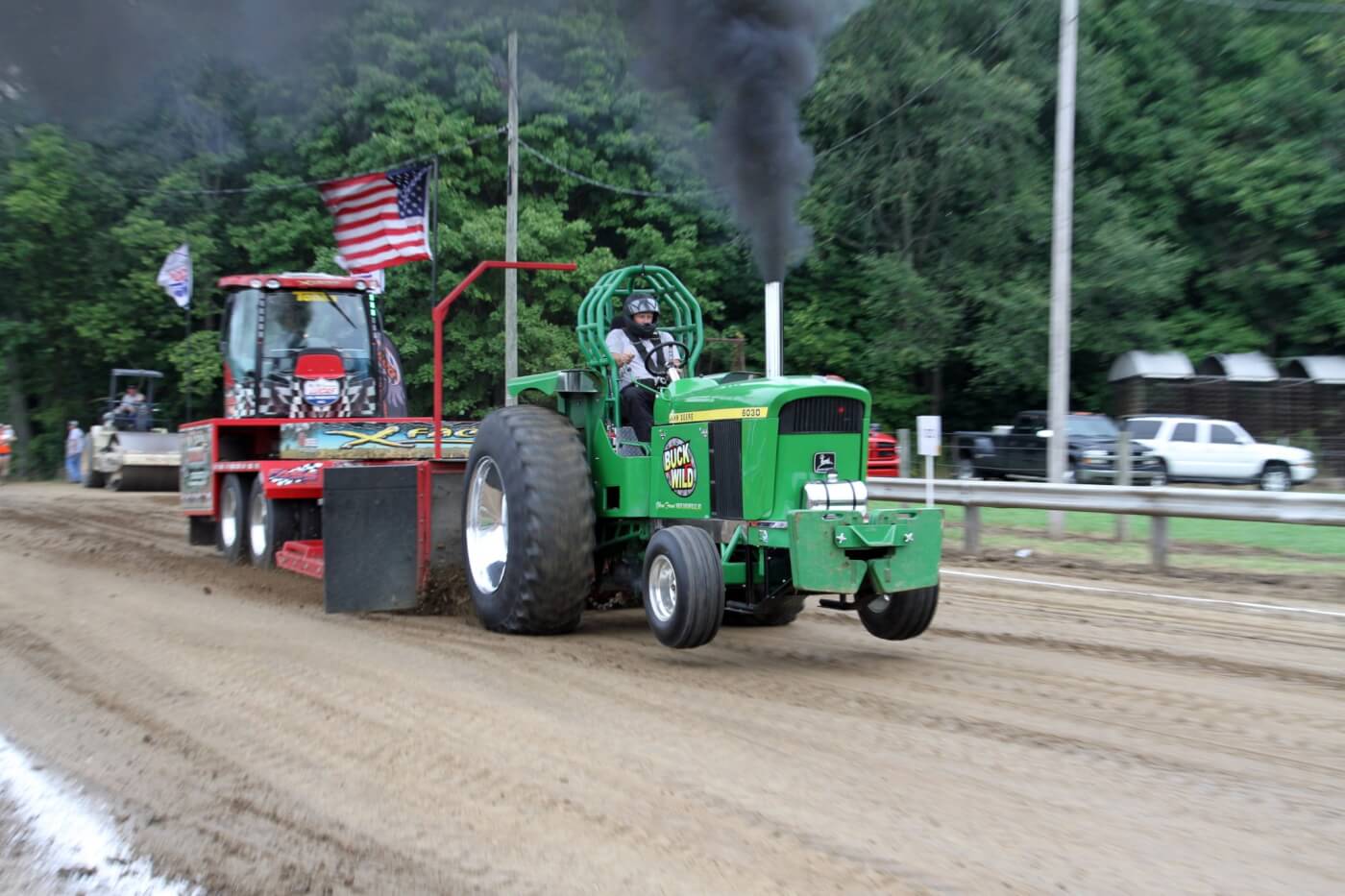 Brandon Glenn simply dominated the tractor classes taking first place in all three classes with his “Buck Wild” John Deere.