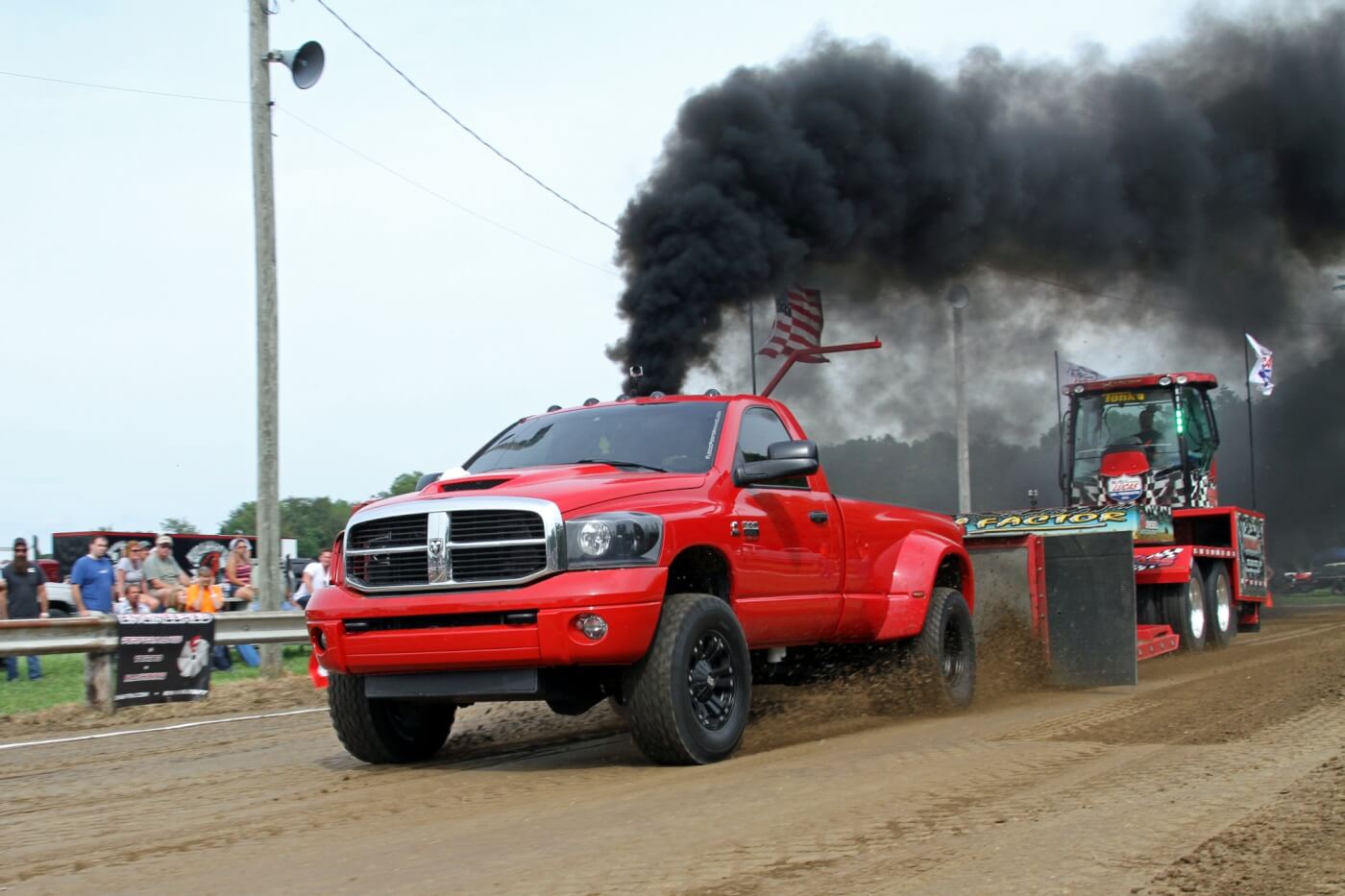 Kolin Dunn’s Dodge looked great on the way to his first place finish in the Hot Work Stock class.