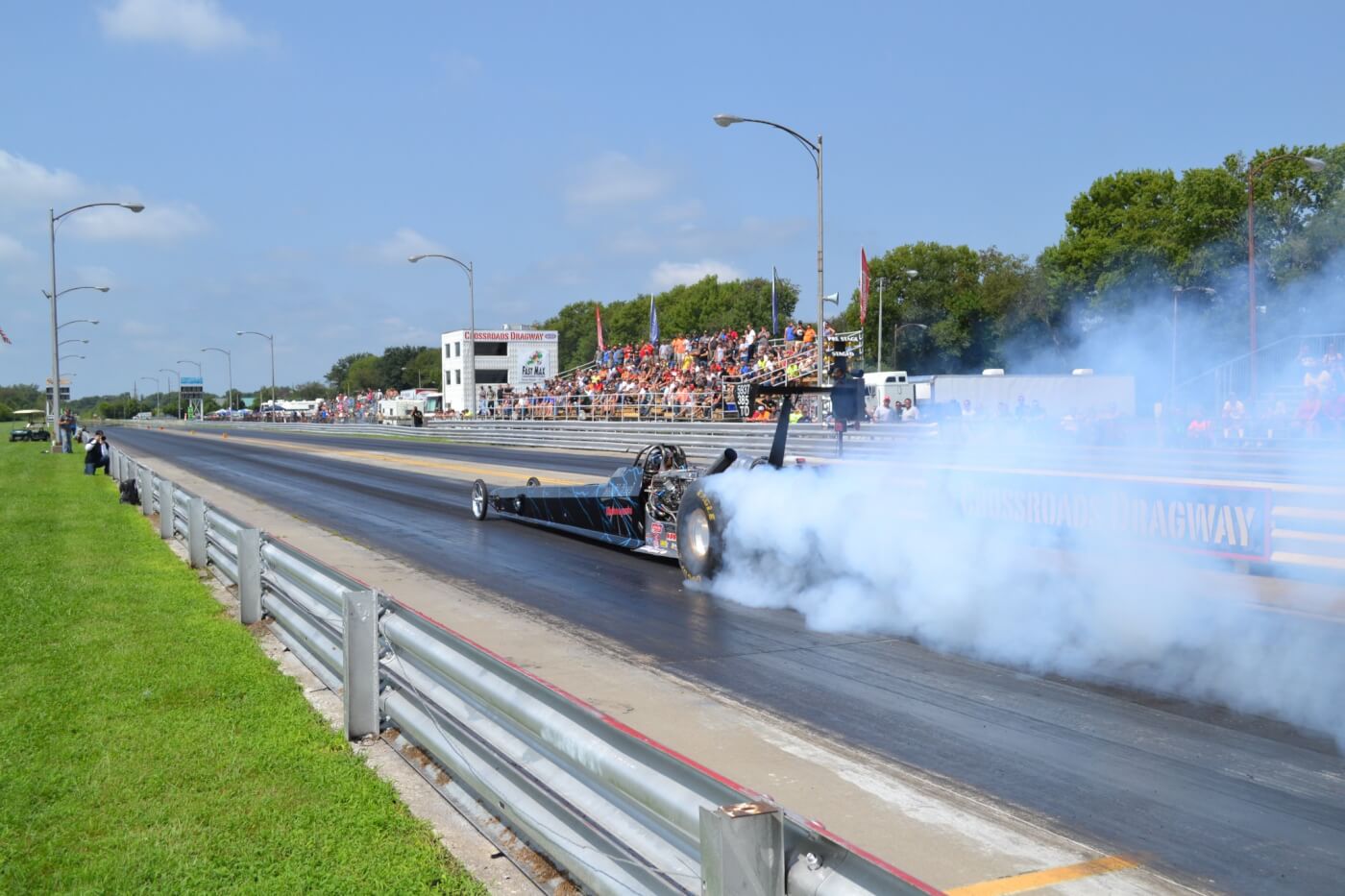 The quickest and fastest diesel drag vehicle is Scheid Diesel's Dragster, which has run 6.32 at 228mph in the quarter-mile! The Scheid dragster uses a 2,500-hp Cummins-based engine hooked through a triple-disc clutch to a Lenco transmission.