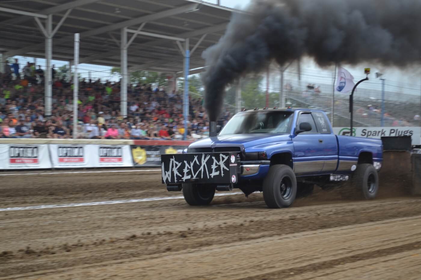 As you can see by the chassis flex on “The Wrecker,” sled pulling is an extremely demanding sport, which requires extensive upgrades to compete on a national level.