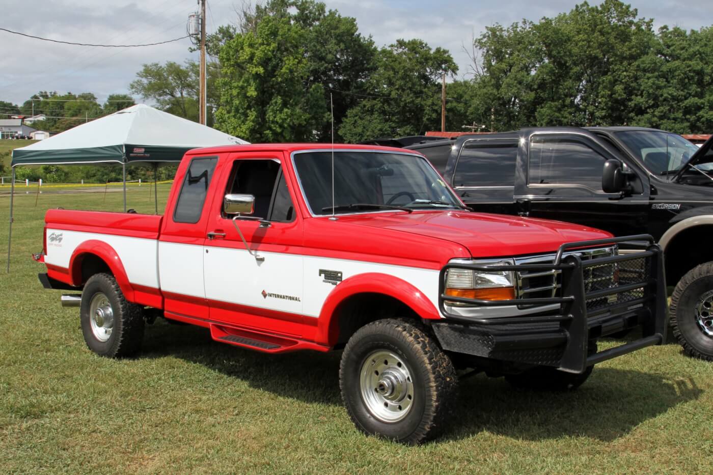 Christian Carrier’s immaculate two-tone OBS truck won the Best Work Stock truck and People’s Choice awards.