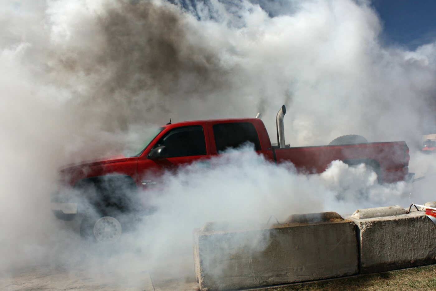 Not a whole lot to say about the burnout contest other than this guy was the obvious winner.