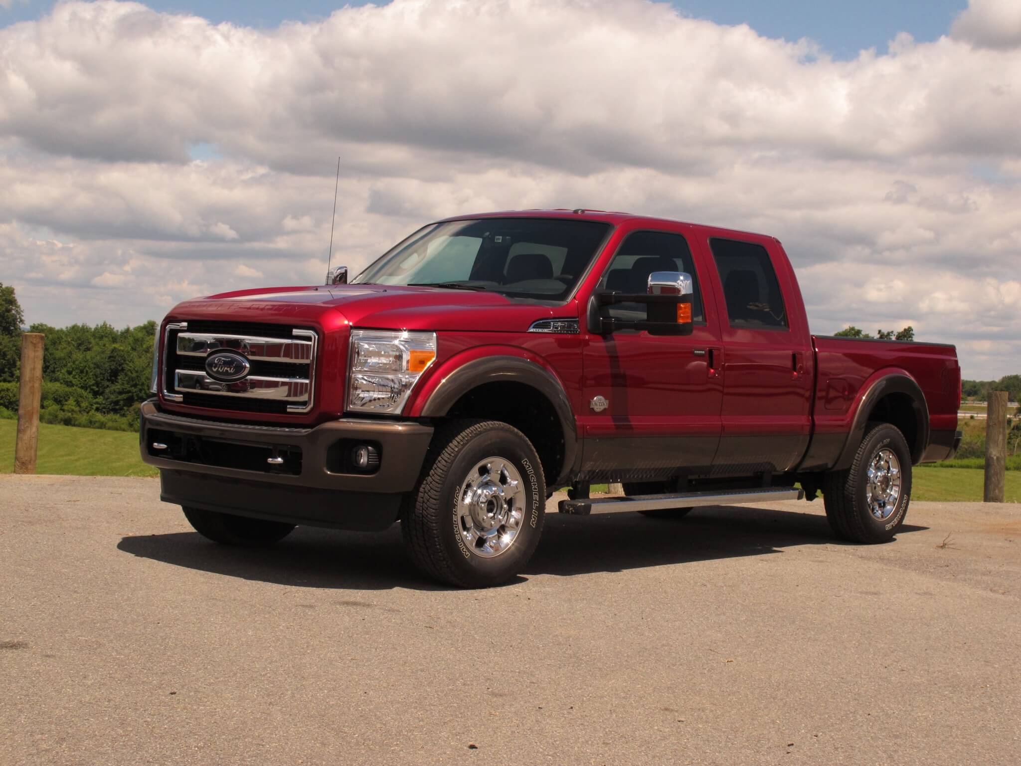 The Ford F-250 also benefits from the new upgrades to the 6.7L diesel. 