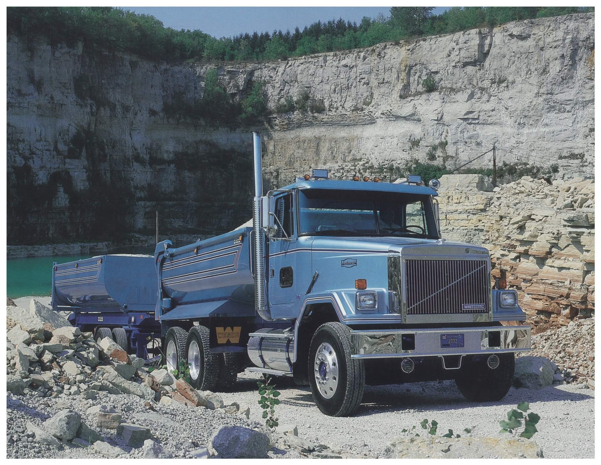 Volvo purchased the total assets of White Motors and that included Autocar. GM’s heavy-duty truck line was later added. After the brand component merger, this fine example of a White/GMC/Autocar diesel conventional was one result.