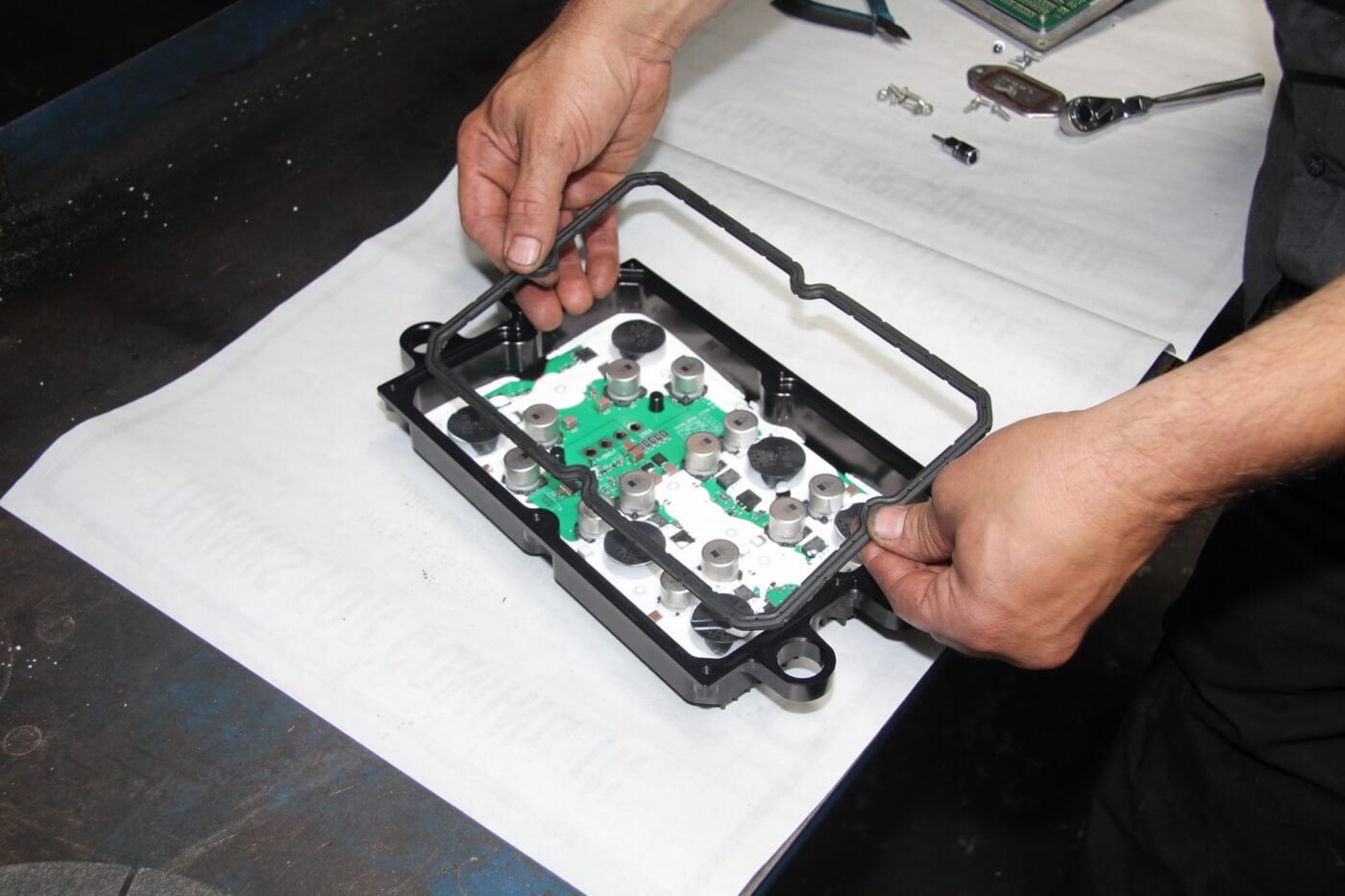 10. When reassembling the FICM with the Bullet Proof power supply, the OEM gasket is reused. 