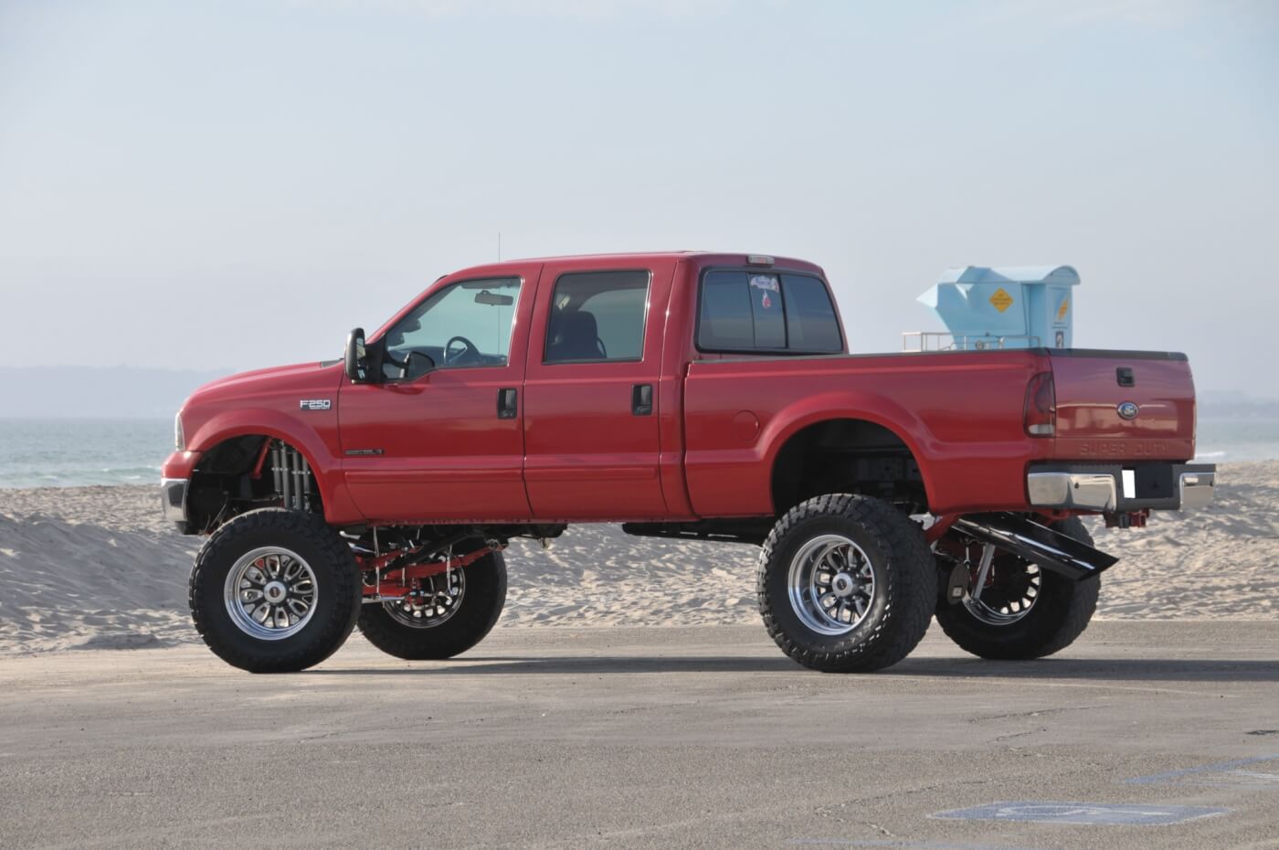 A 12.5-inch lift from Icon puts the Ford up in the air.