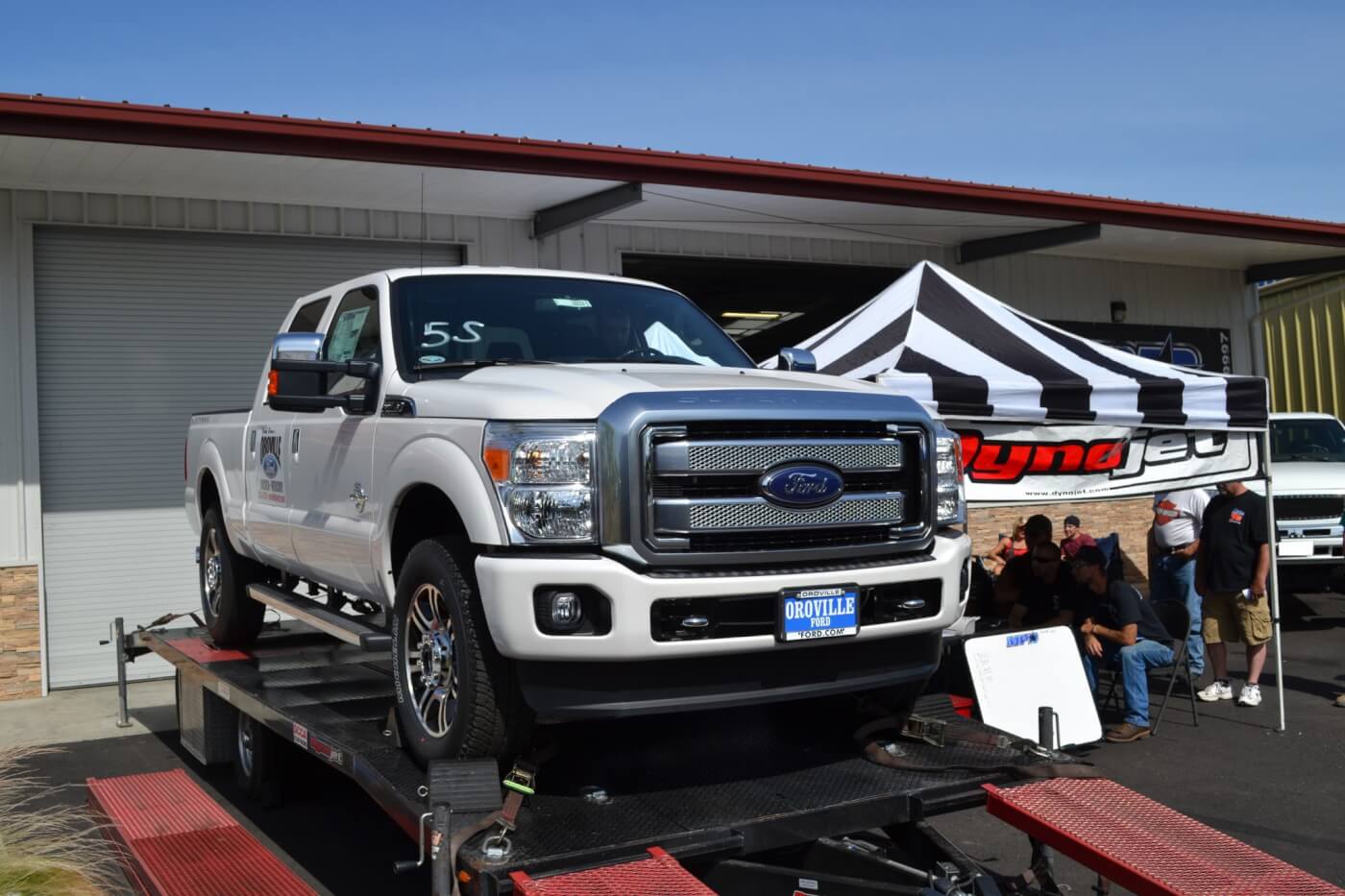 Oroville Ford showed up with a brand new 2015 Ford, which put down an impressive 357m rwhp on the small-roller DynoJet. Remember, this is a stock truck! 