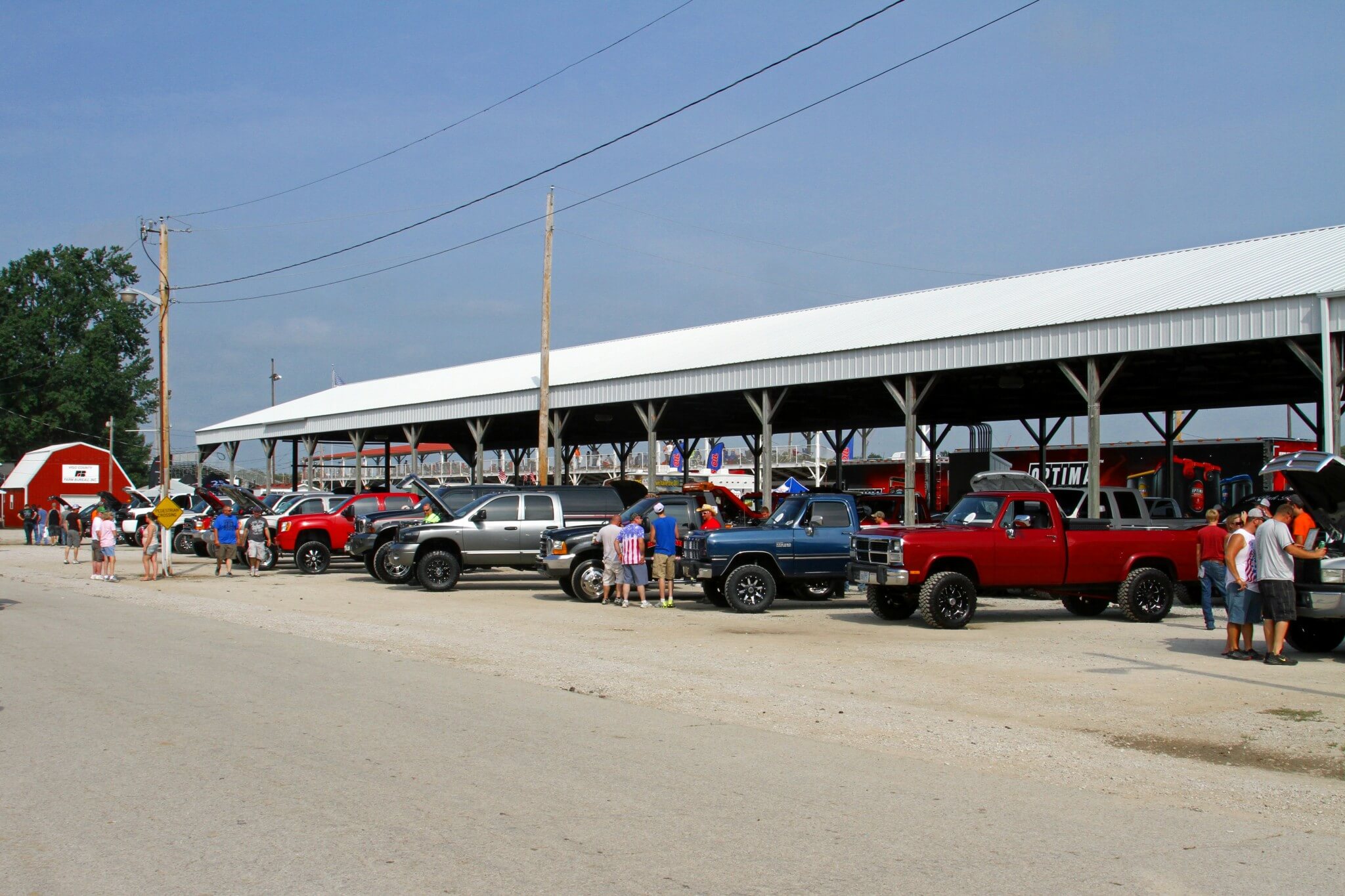 Friday and Saturday's Show-N-Shine competitors filled the covered pavilion and overflowed into the midway, giving spectators the opportunity to gawk at some beautiful trucks.