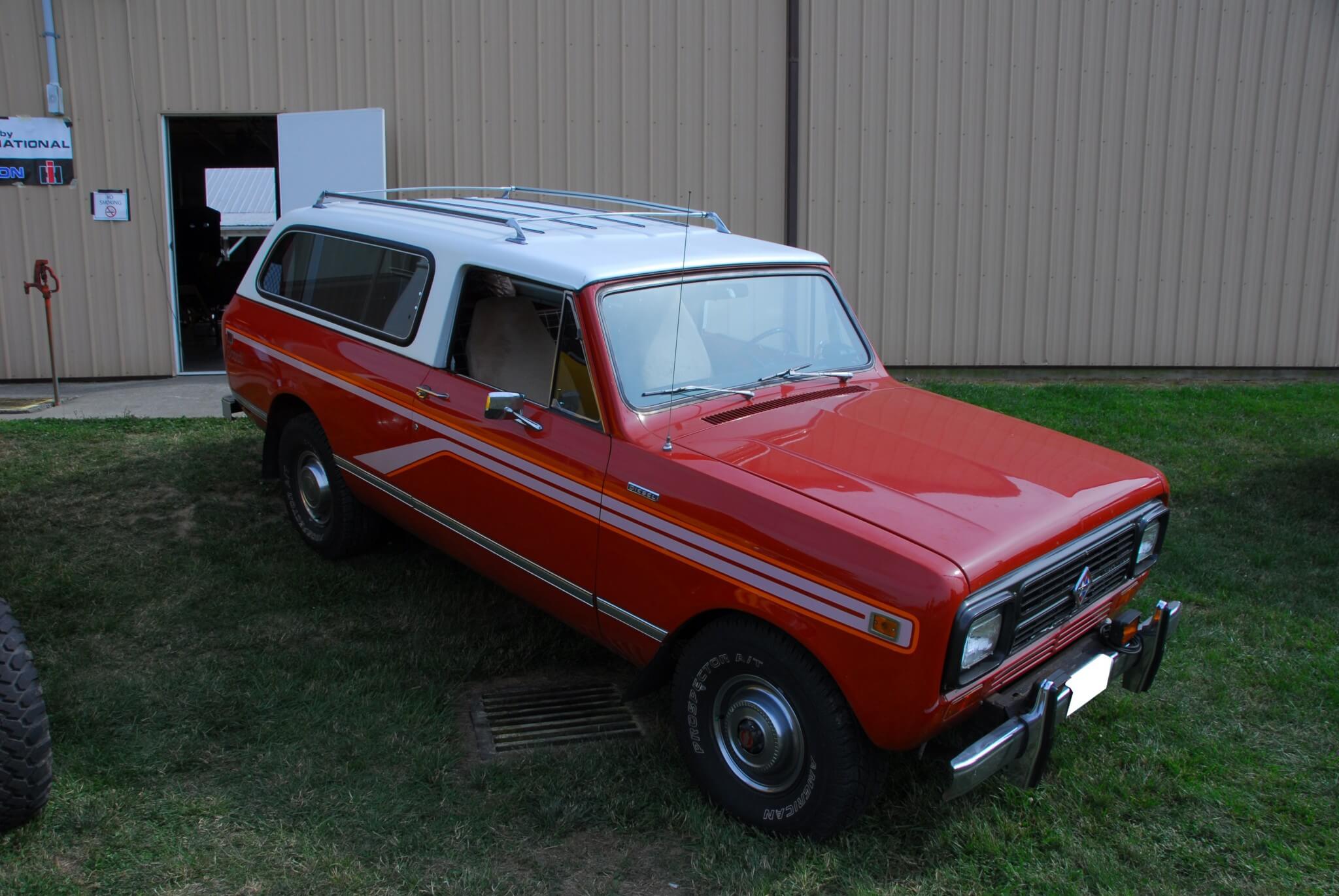 The Traveler SUV replaced the legendary Travelall. Though it only came as a two-door, it had plenty of room for six passengers. Towing capacity was the same as the other Scouts, about 10,000 lbs. Carl and Mary Kindberg’s 1980 Traveler came from Nebraska in 2006, and the engine failed a few months later. The Kindbergs transplanted a rebuilt SD-33T with what have now become typical mods: Mercedes 300D turbine housing and impeller, modified exhaust, and a turned-up pump. On a recent 1,800-mile trip, the Traveler averaged 21.9 mpg.