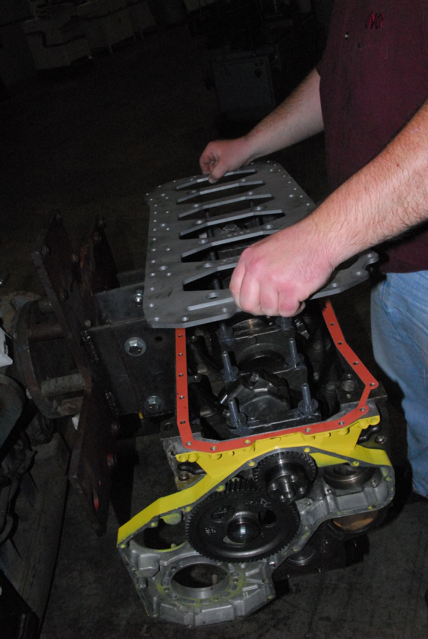 16. For engines that will be torn down regularly, Haisley recommends using the supplied gasket; for street engines that will go for years (or decades) before being disassembled, use RTV.