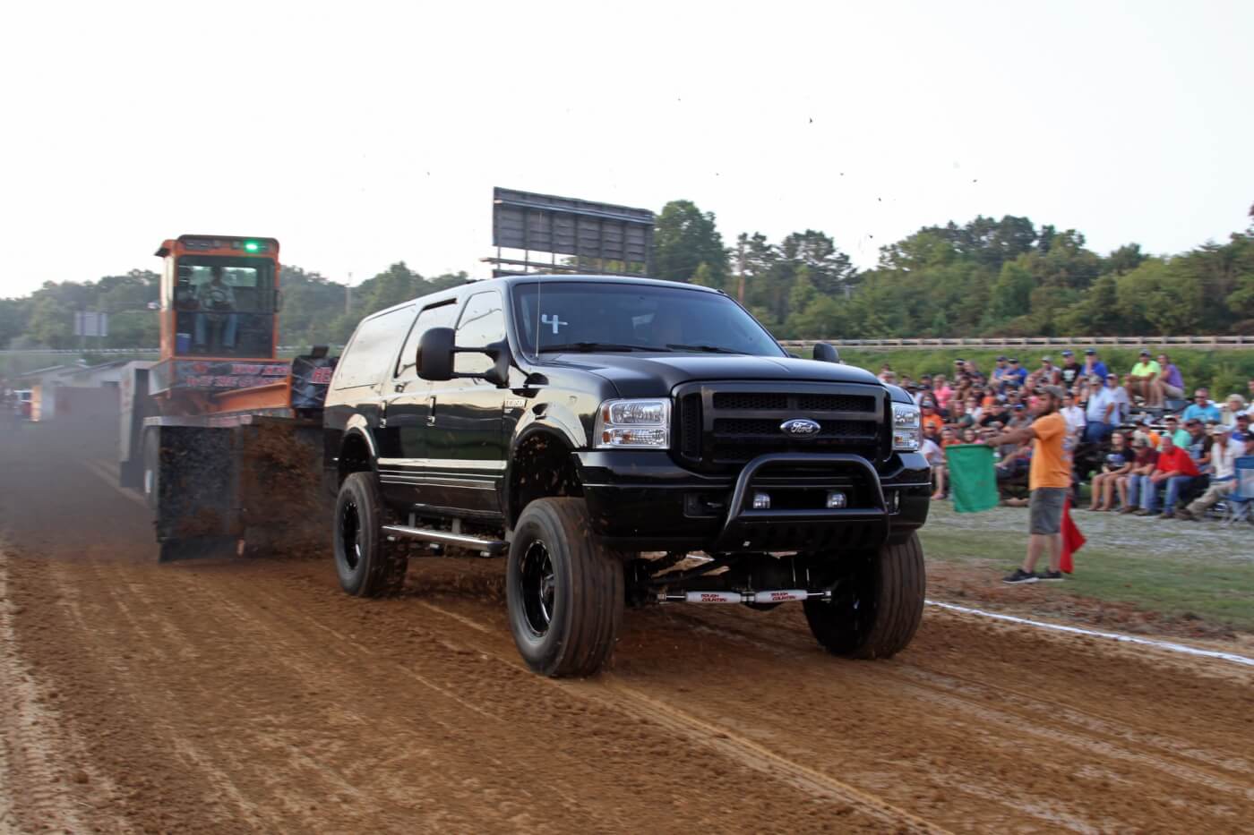 Bobby Stanley finished third in the Work Stock class with his lifted 2005 Ford Excursion.